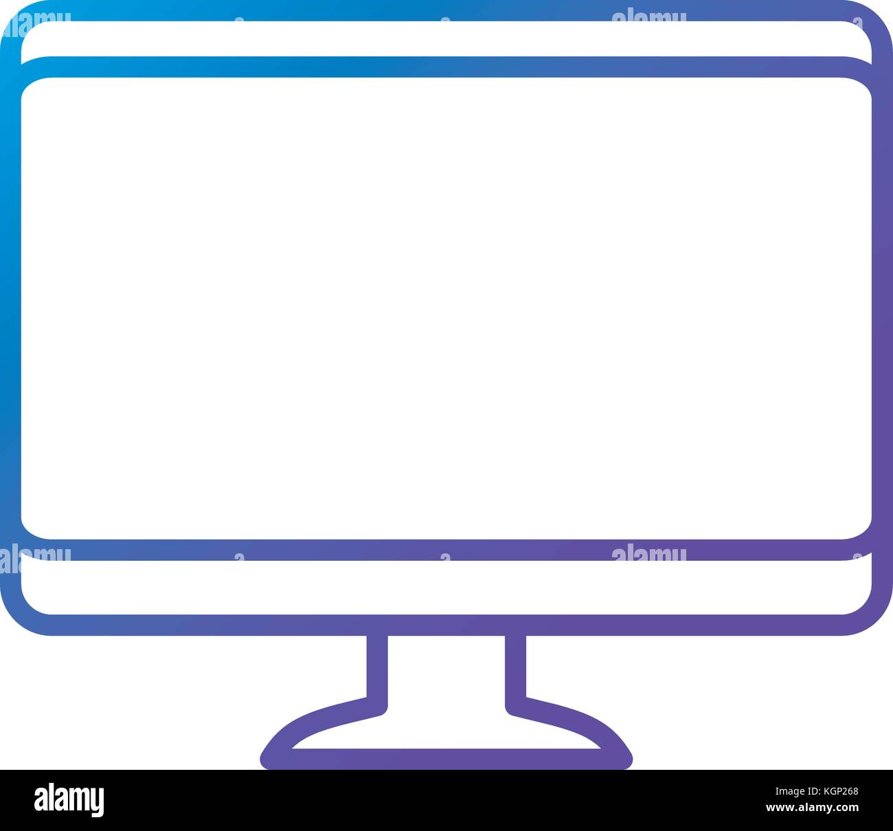 computer display isolated icon vector illustration design Stock Vector ...