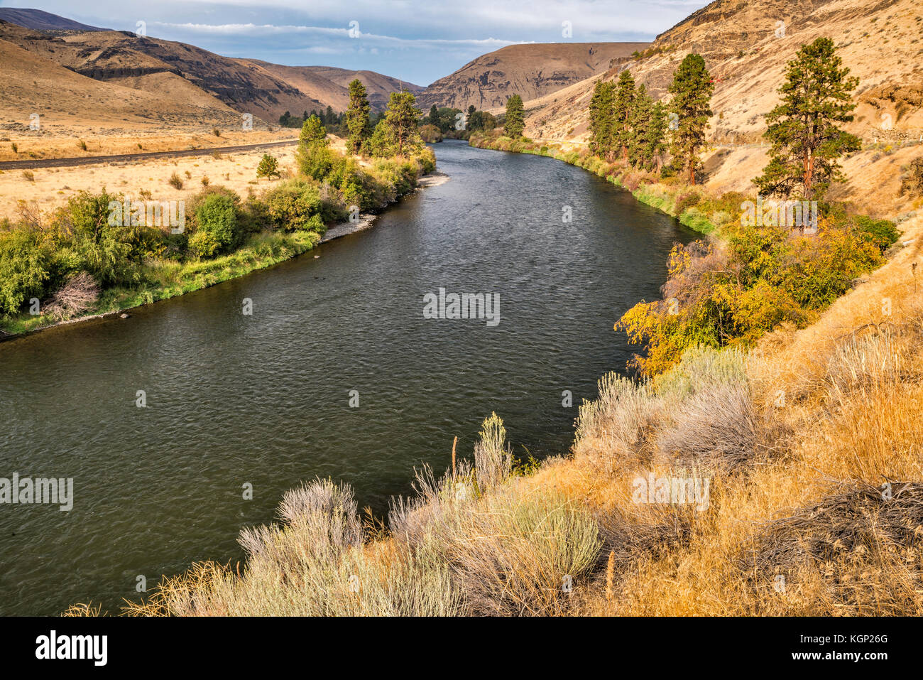 Yakima River Canyon, Columbia Plateau, near Yakima, Washington state