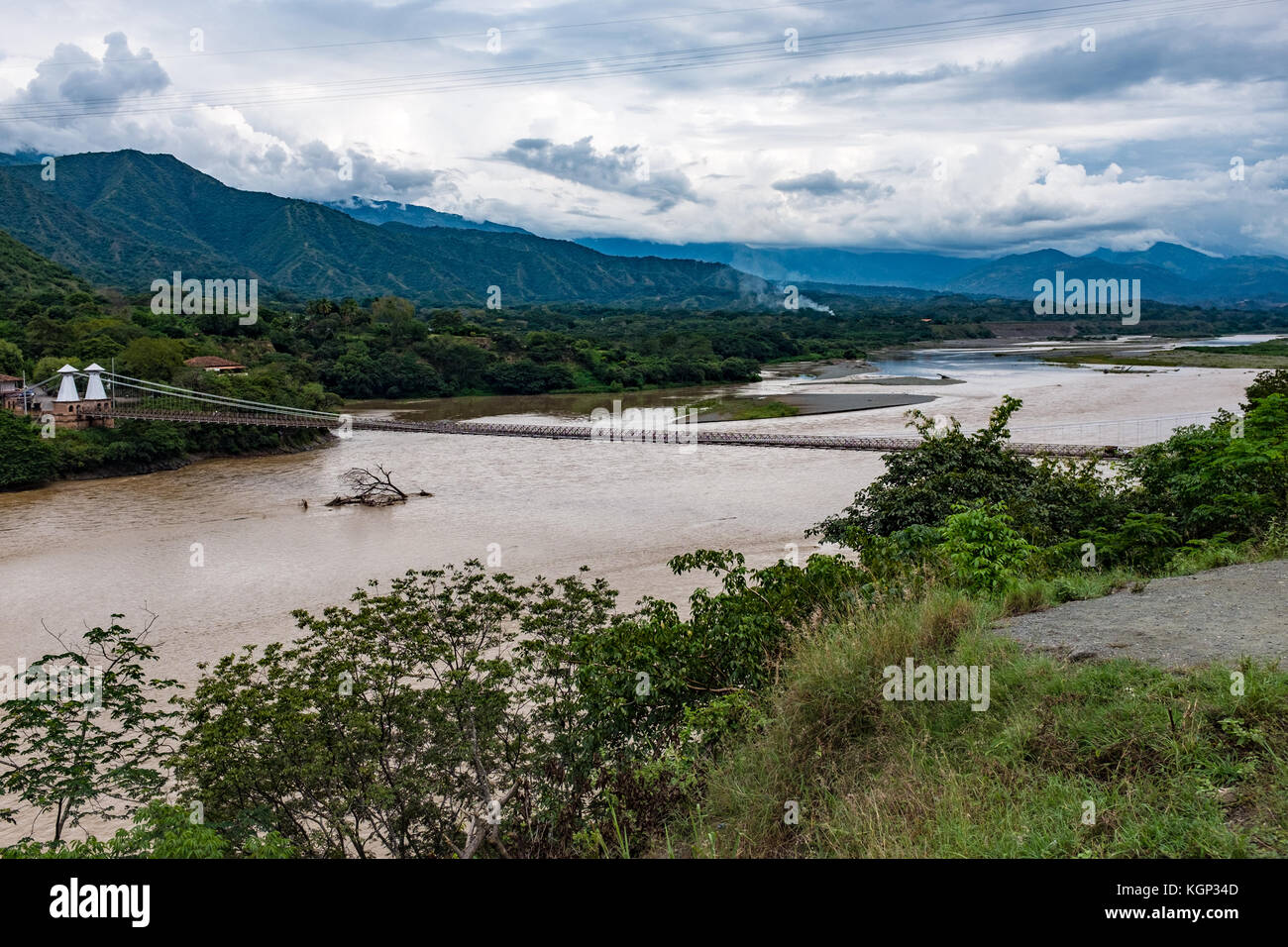Puente de Occidente Stock Photo