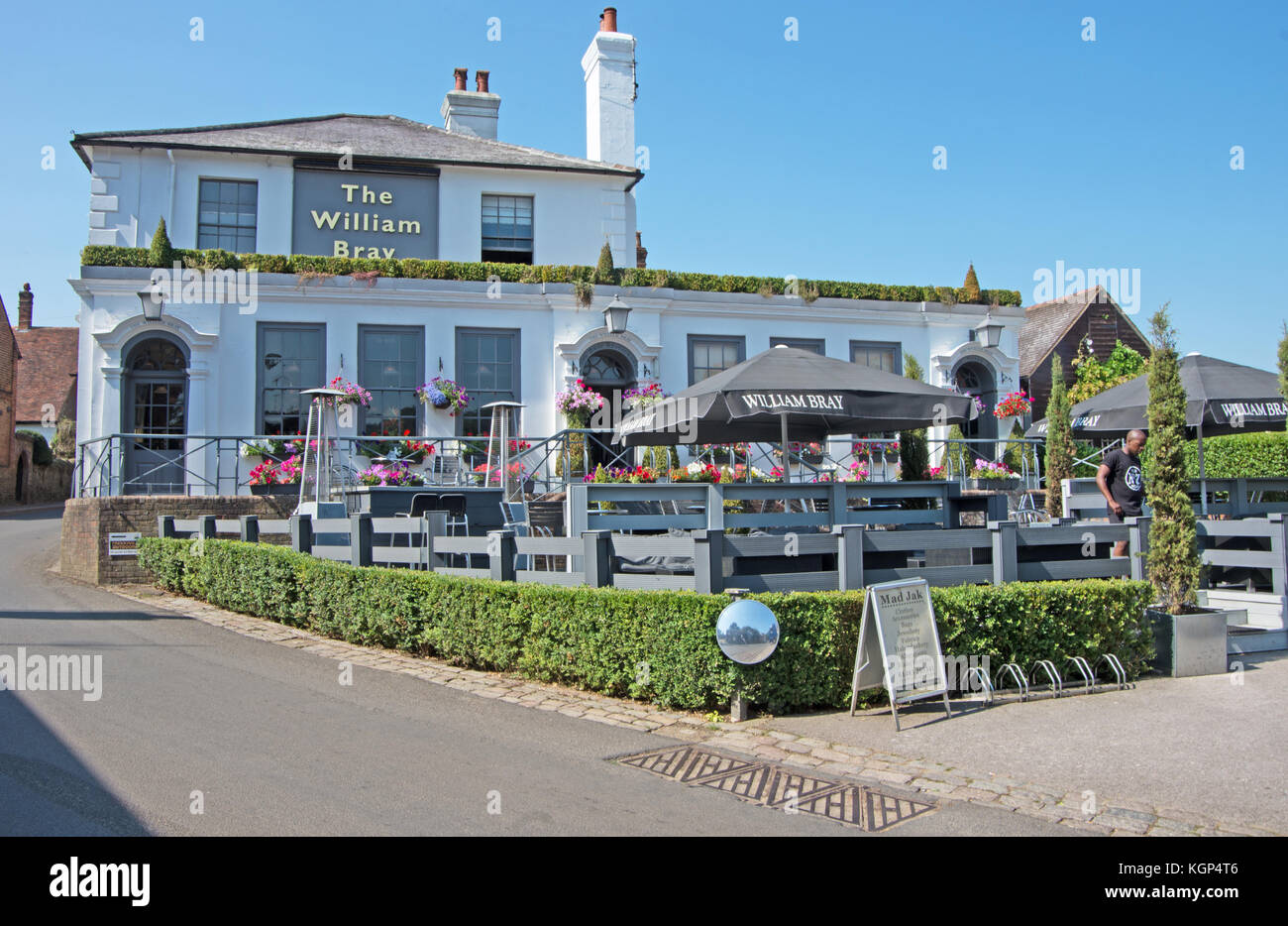 Shere William Bray Pub Surrey England Stock Photo Alamy