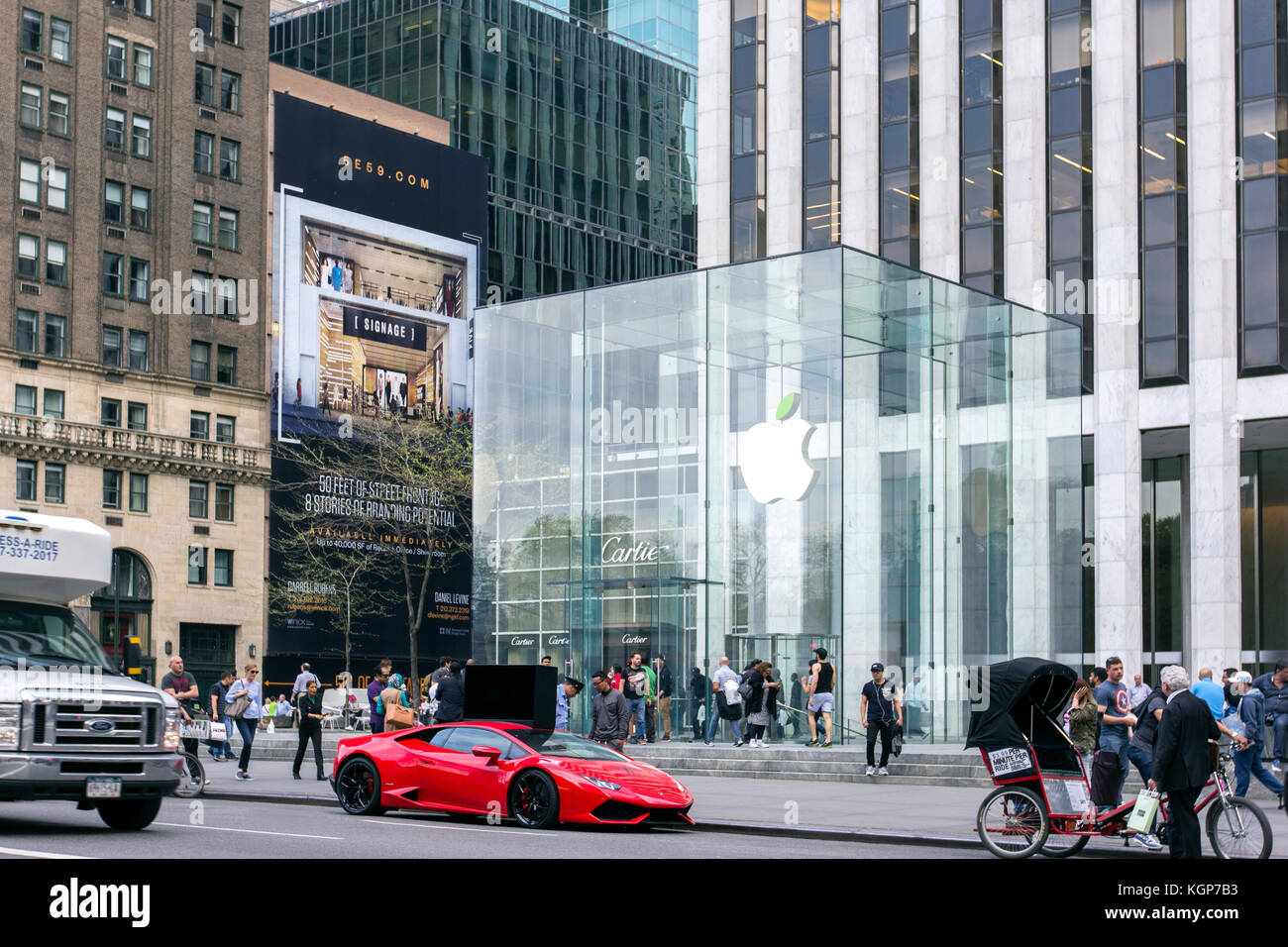 Apple store on fifth avenue hires stock photography and images Alamy