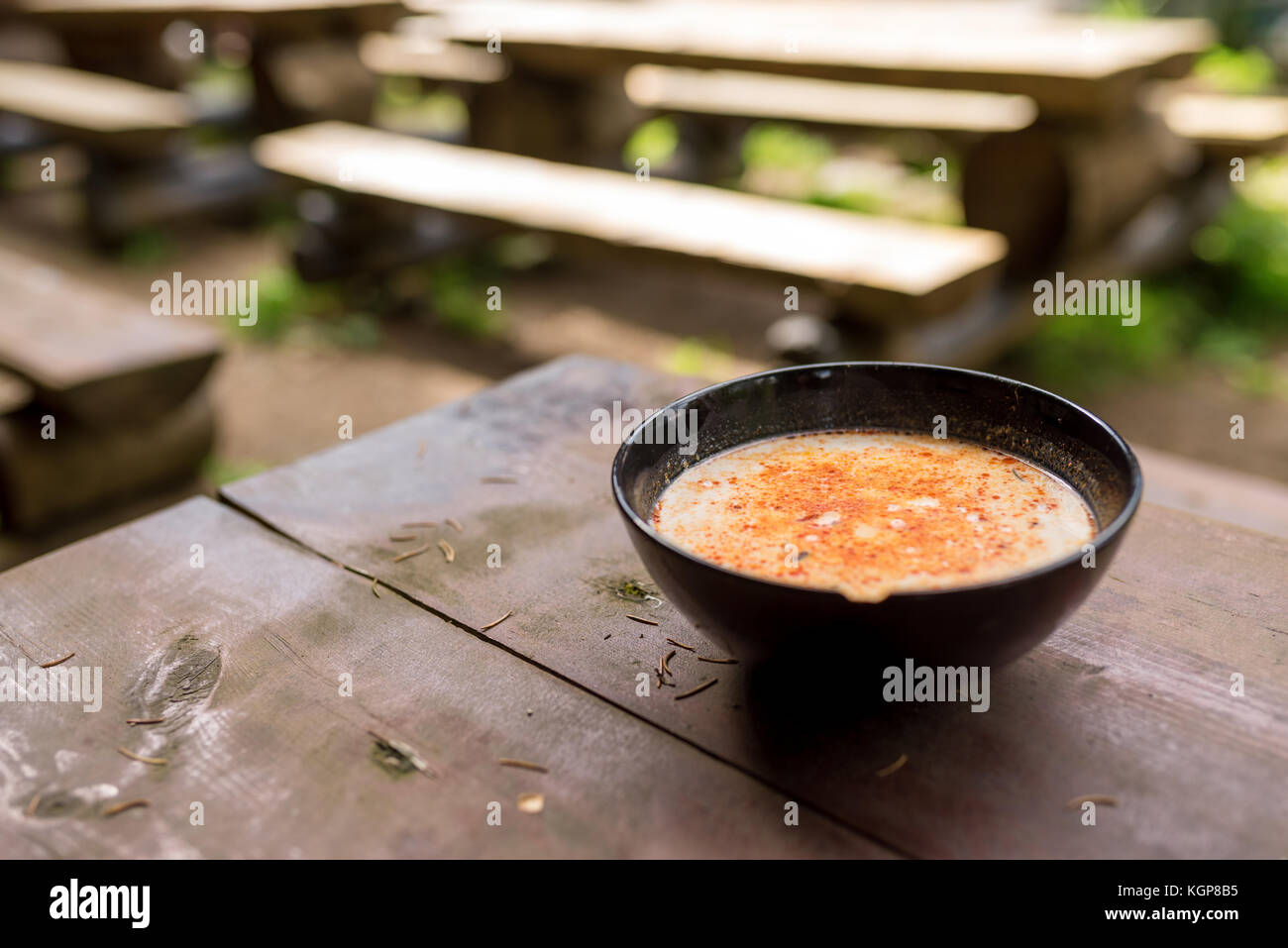 Beans soup - healthy traditional bulgarian food Stock Photo - Alamy