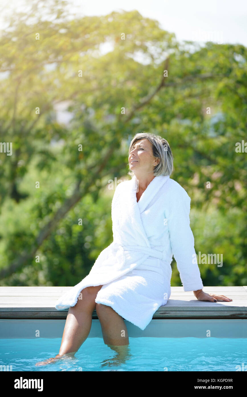 Senior Woman Swimming High Resolution Stock Photography and Images - Alamy