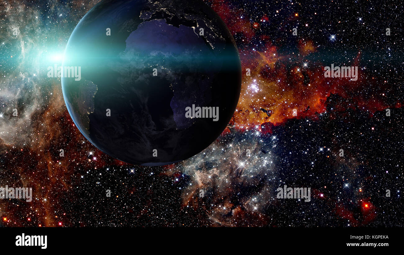 Beauty of Earth sunrise. Elements of this image furnished by NASA Stock ...