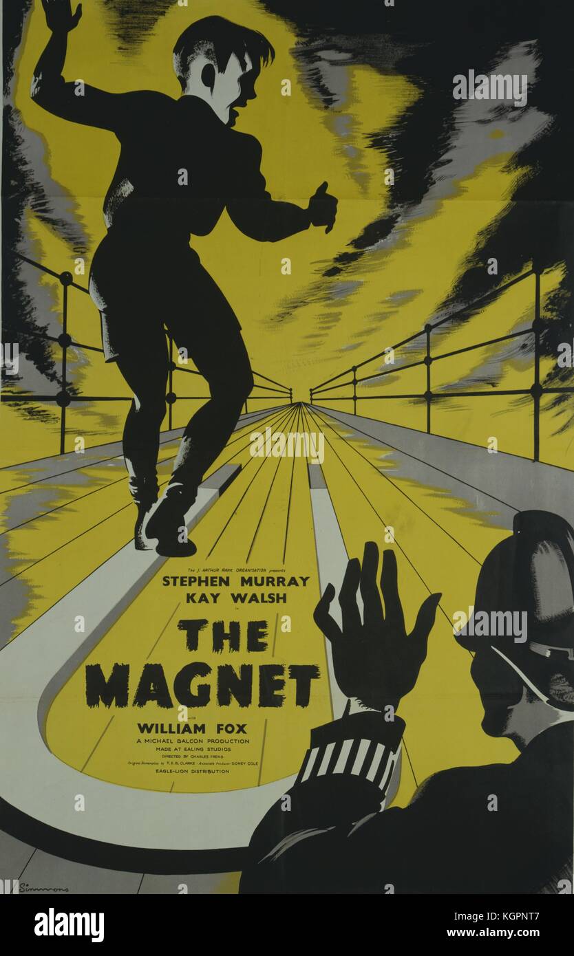 The Magnet (1950)  , Film poster Stock Photo