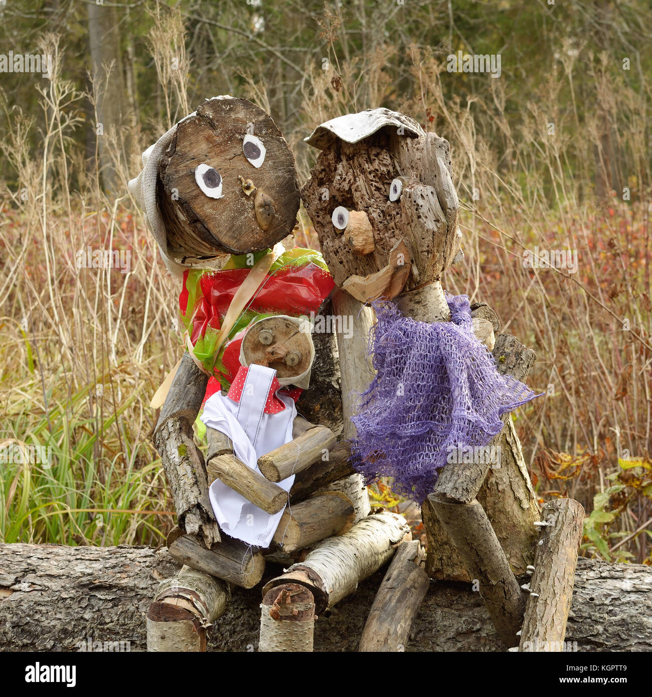 mom and dad and their little daughter from a tree-a happy family Stock ...