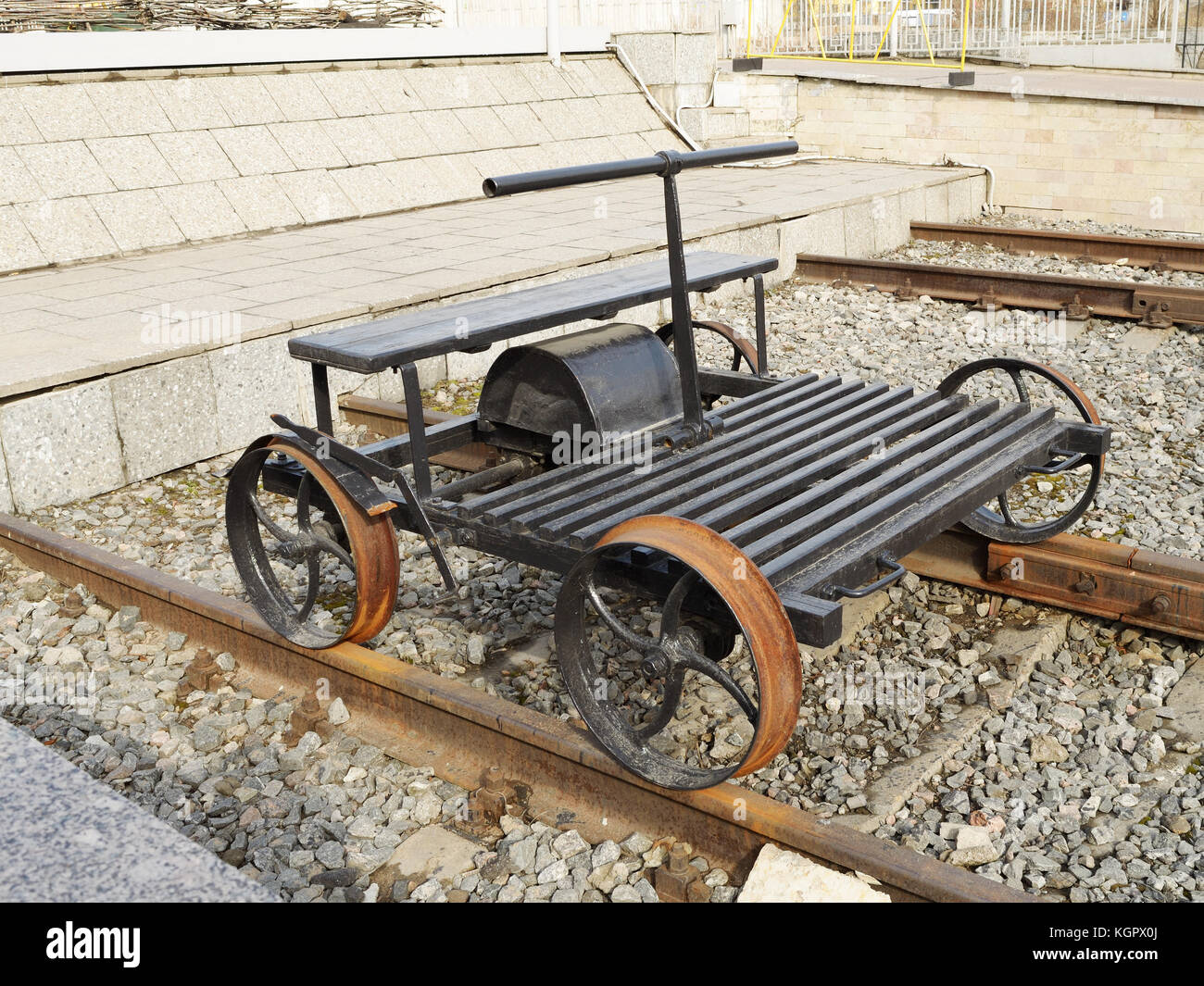 Railway trolley hi-res stock photography and images - Alamy