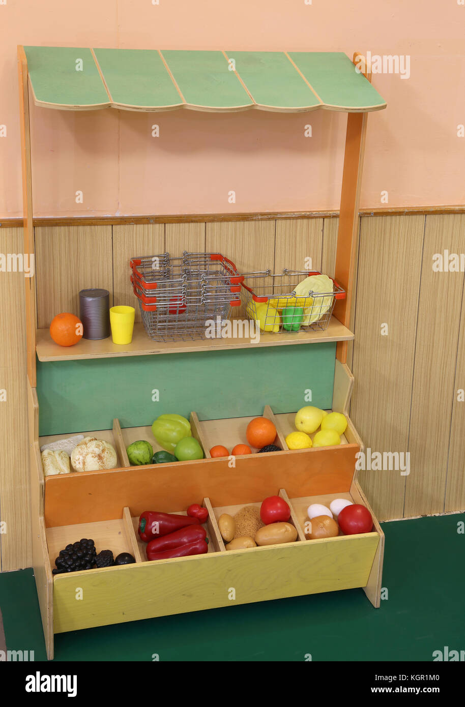 pretend market stall