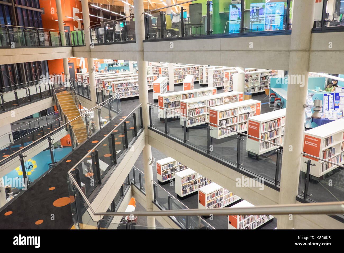 Cardiff Central Public Library High Resolution Stock Photography and ...