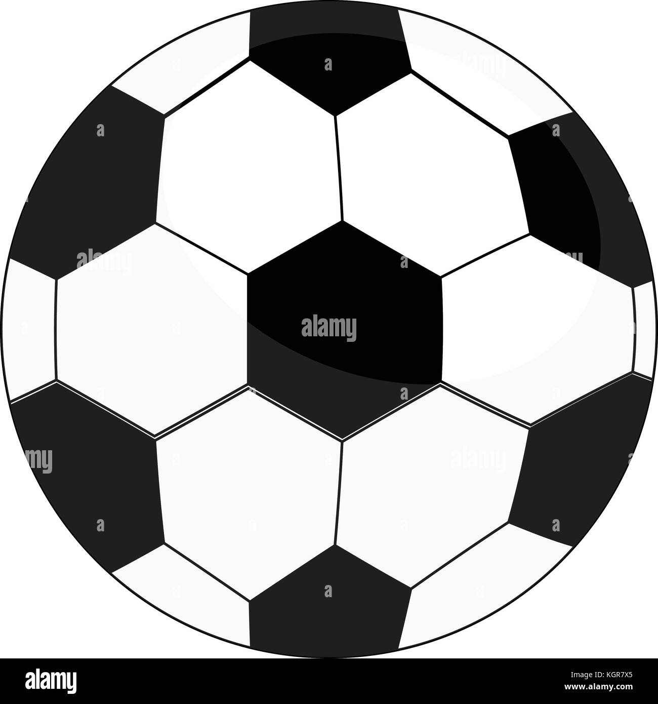 Isolated soccer ball Stock Vector Image & Art Alamy