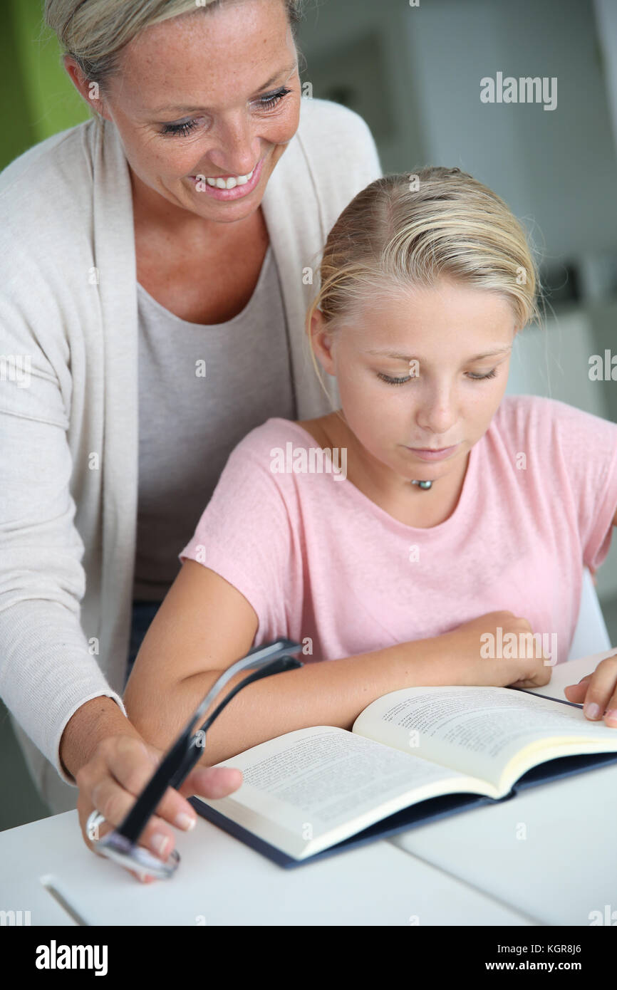 mom helping teens Mom helping teens