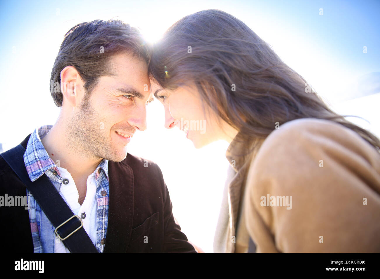 Couple eyes looking each other hires stock photography and images Alamy