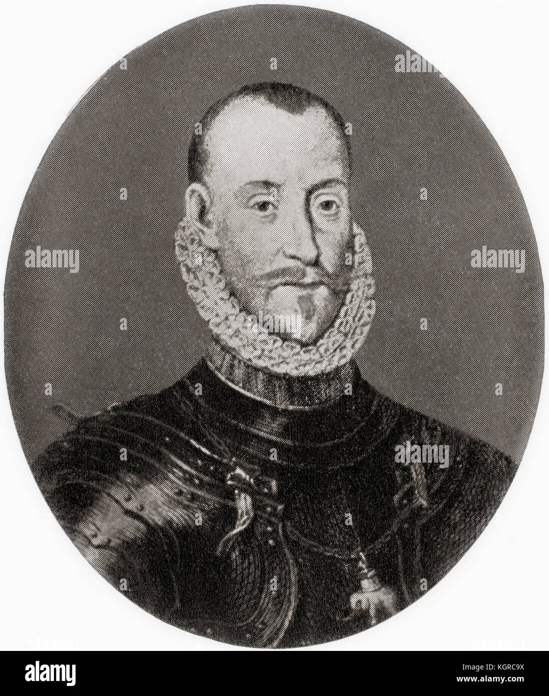 Frederick II, 1534 – 1588. King of Denmark and Norway.  From Hutchinson's History of the Nations, published 1915. Stock Photo