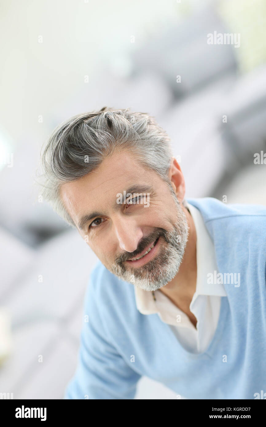 Handsome mature man hi-res stock photography and images - Alamy