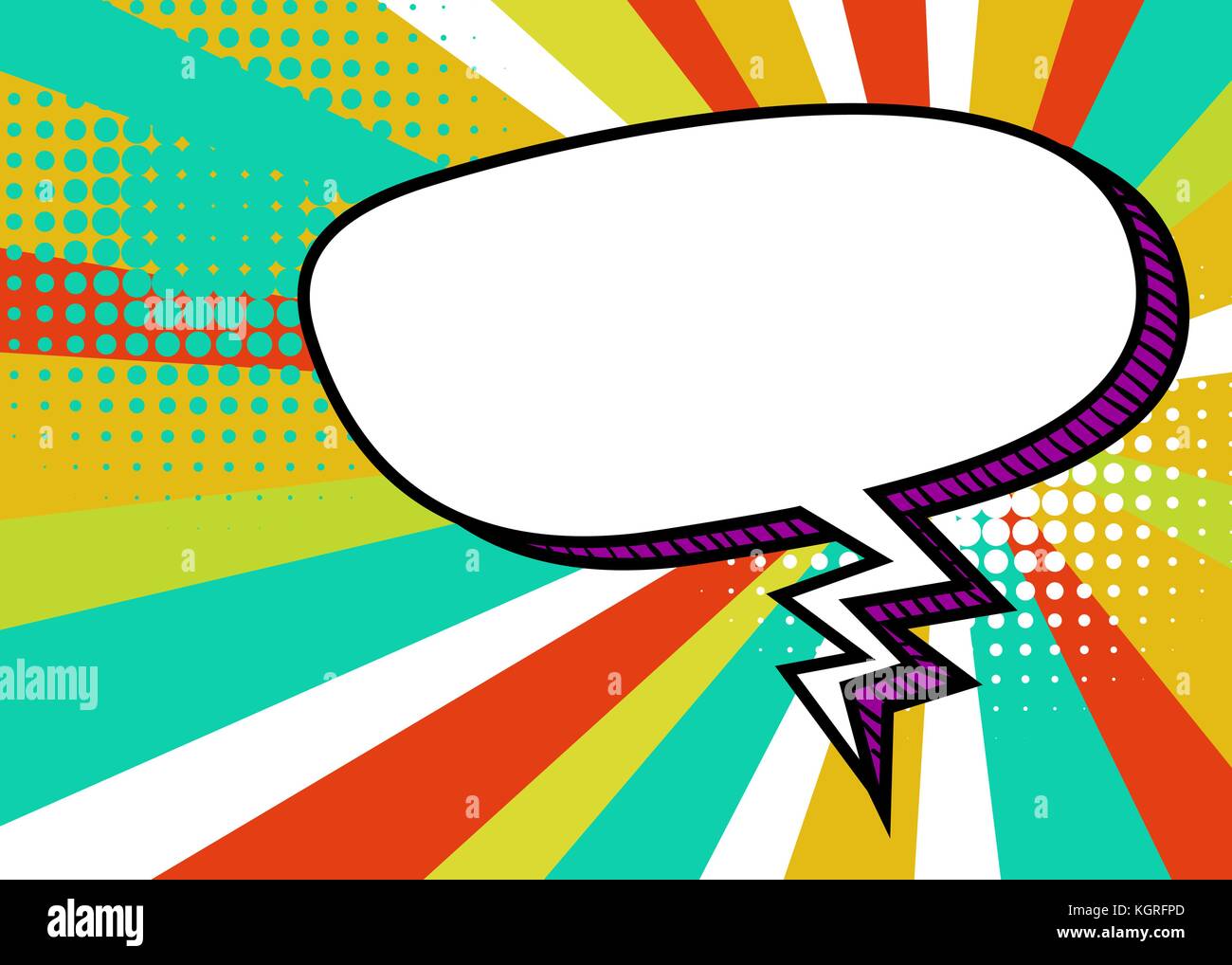 Picture pop art style comic text speech bubble Stock Vector Image & Art ...