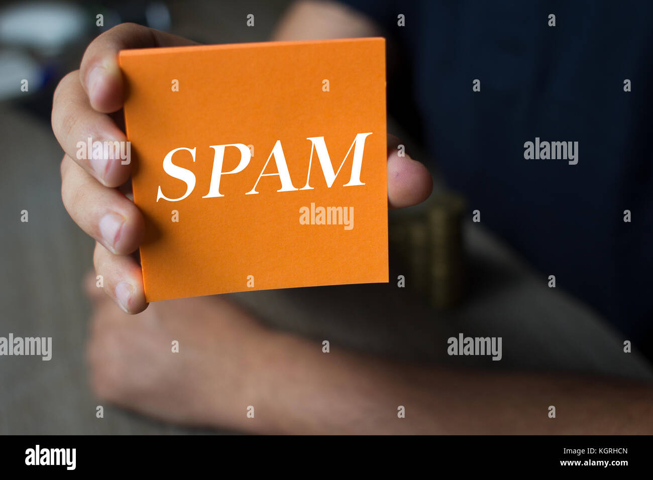 Spam, Technology Concept Stock Photo