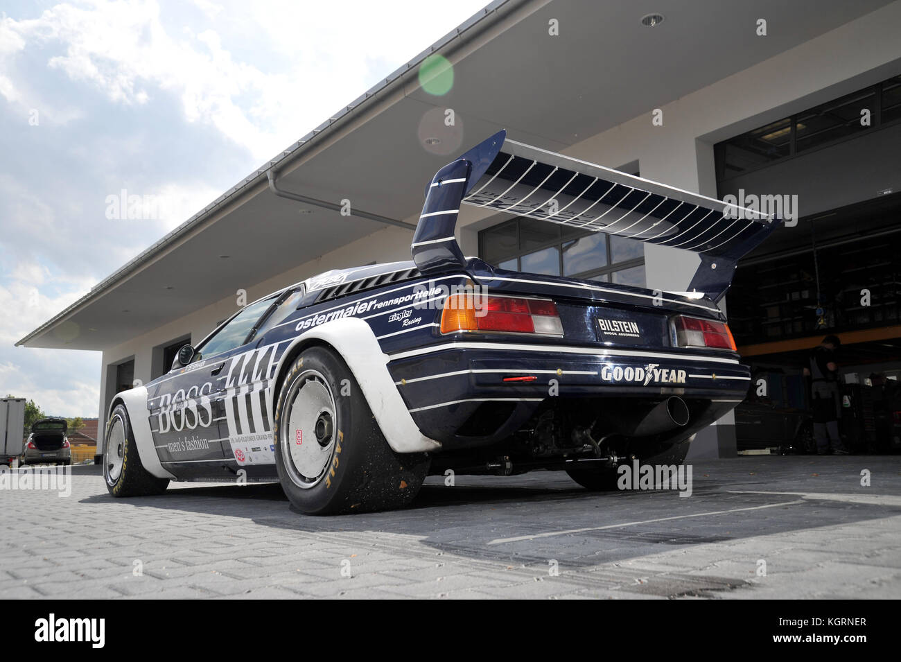 BMW M1 Procar classic German race car in Boss colours Stock Photo