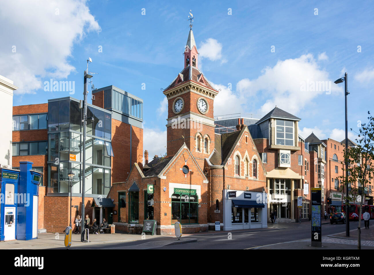 Old Fire Station Clock Tower The Square Richmond London Borough Of   Old Fire Station Clock Tower The Square Richmond London Borough Of KGRTKM 