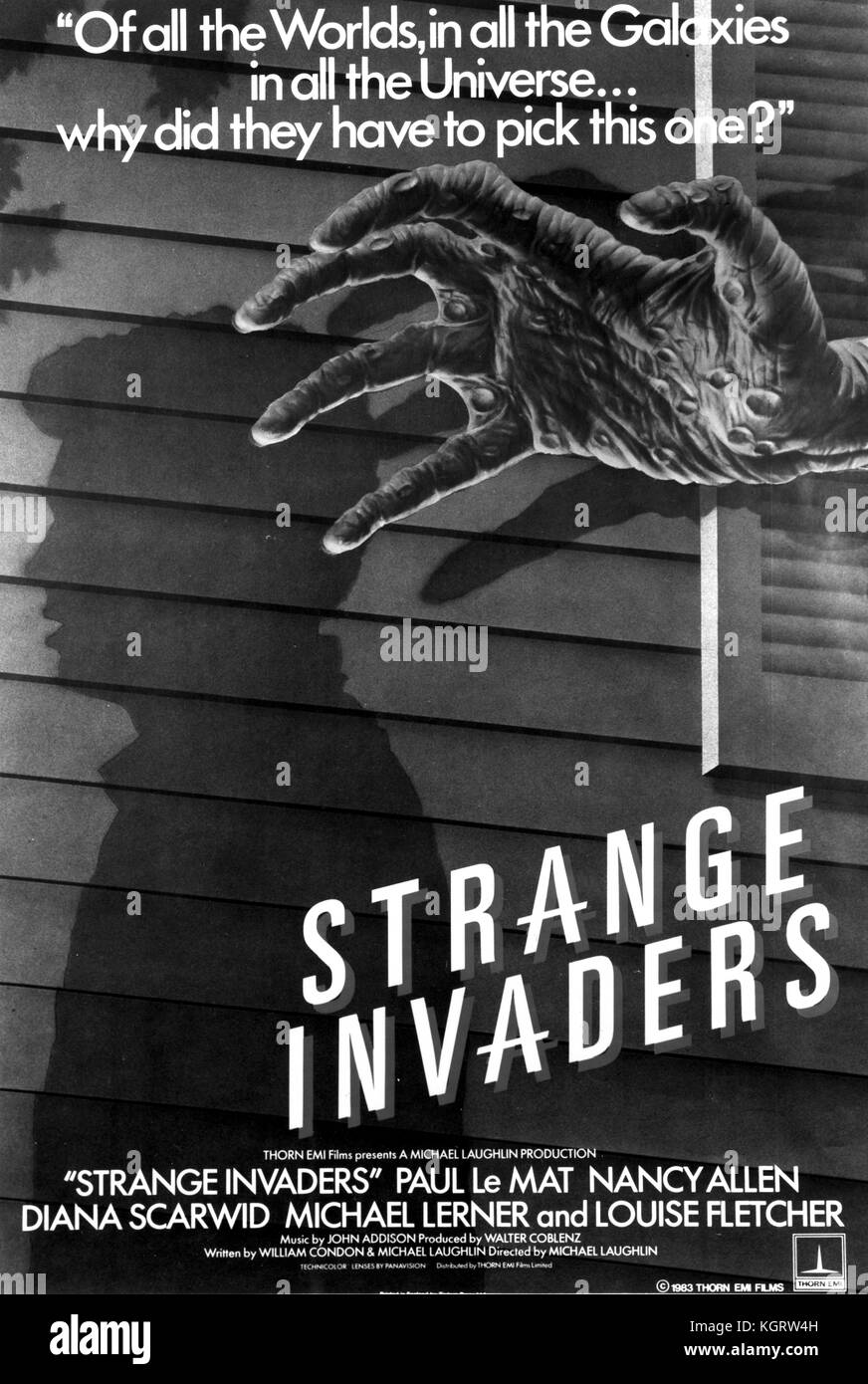 Strange Invaders (1983) Film poster     Date: 1983 Stock Photo