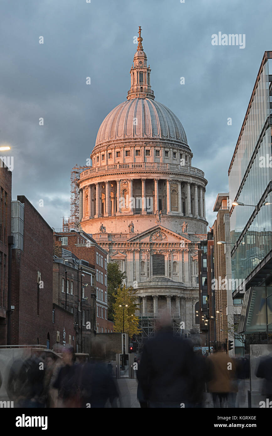 St Paul's Cathedral dome london Stock Photo