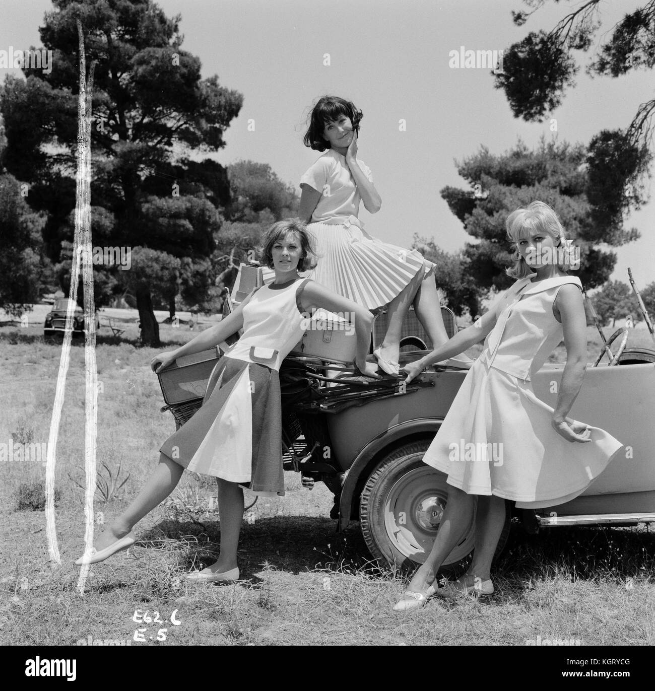 Summer Holiday (1963) , Una Stubbs , Pamela Hart , Jacqueline Daryl Stock Photo