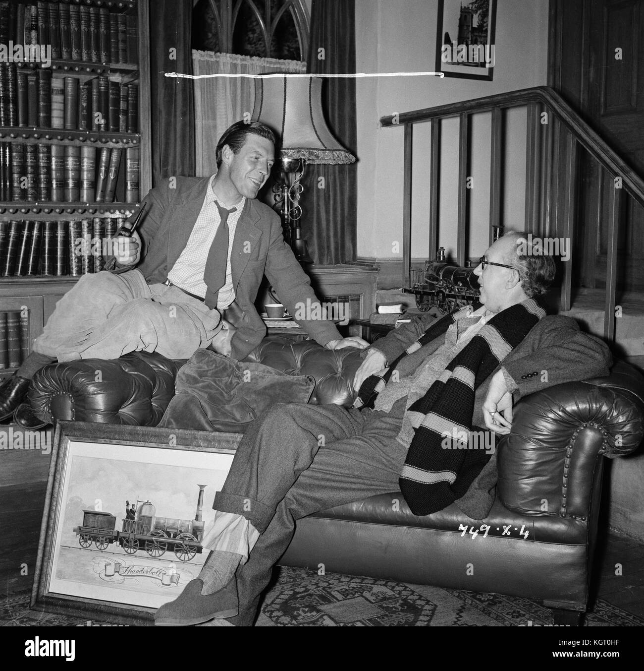 The Titfield Thunderbolt (1953) , Michael Trubshawe , Film Director Charles Crichton Stock Photo