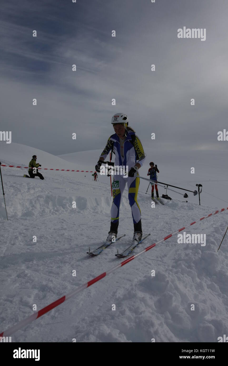 Mountaineering Racing Skimountaineering World Cup Tromsø , Randonee Racing Stock Photo - Alamy