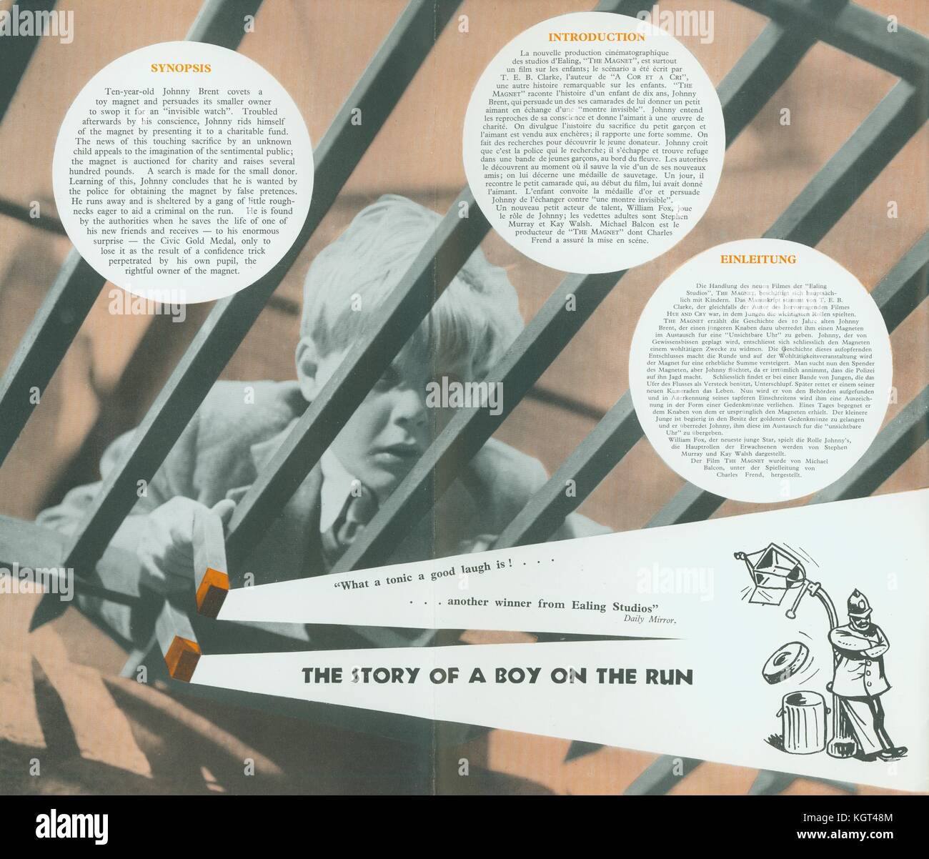 The Magnet (1950)  , Film poster Stock Photo