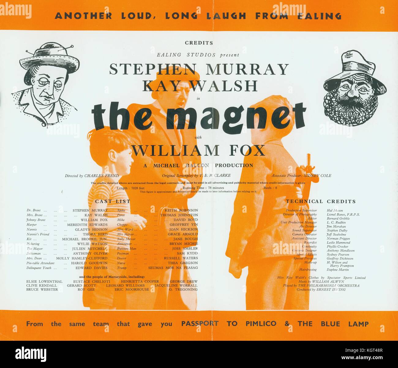 The Magnet (1950)  , Film poster Stock Photo