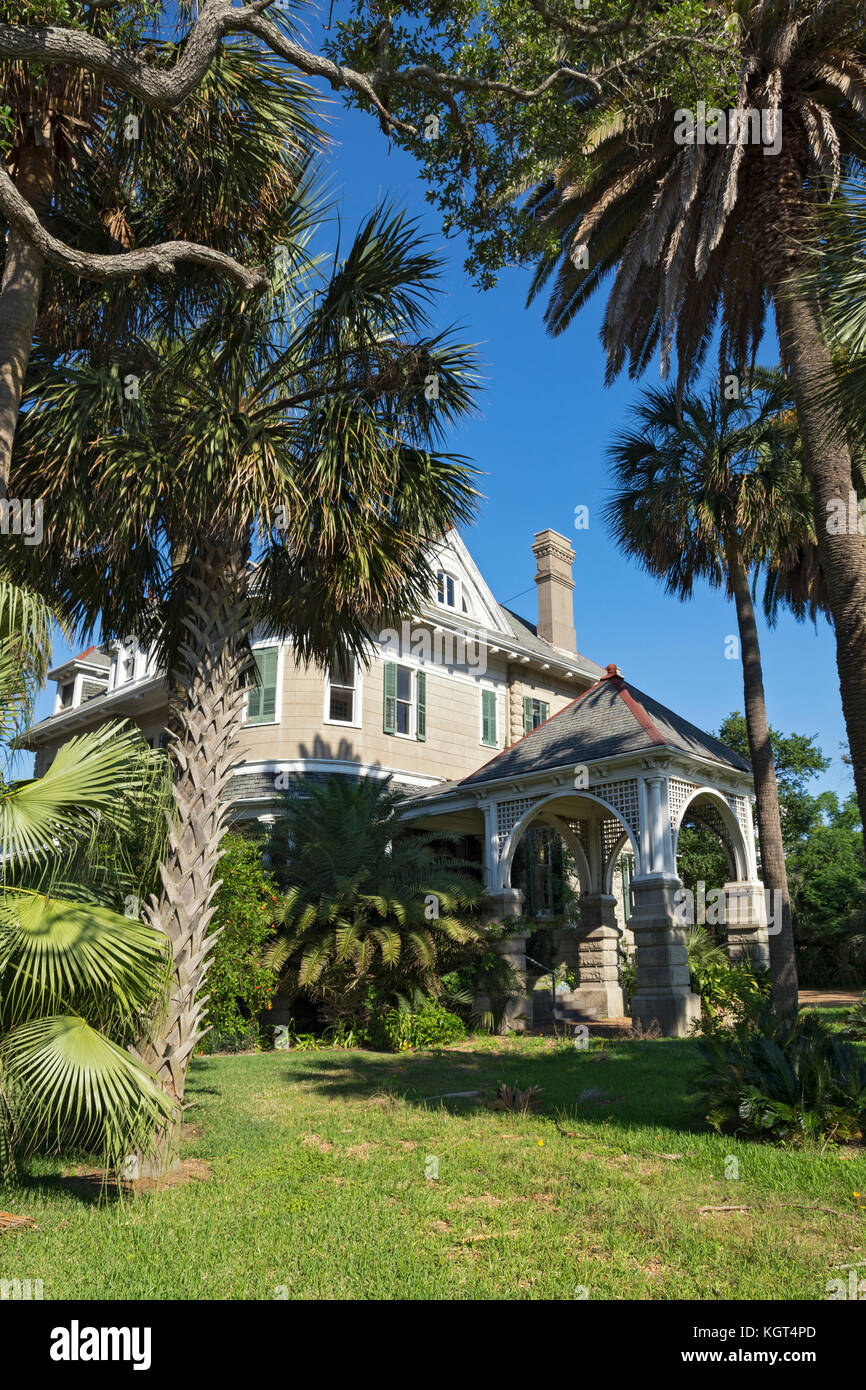 Texas, Galveston, East End Historic District, residence Stock Photo Alamy