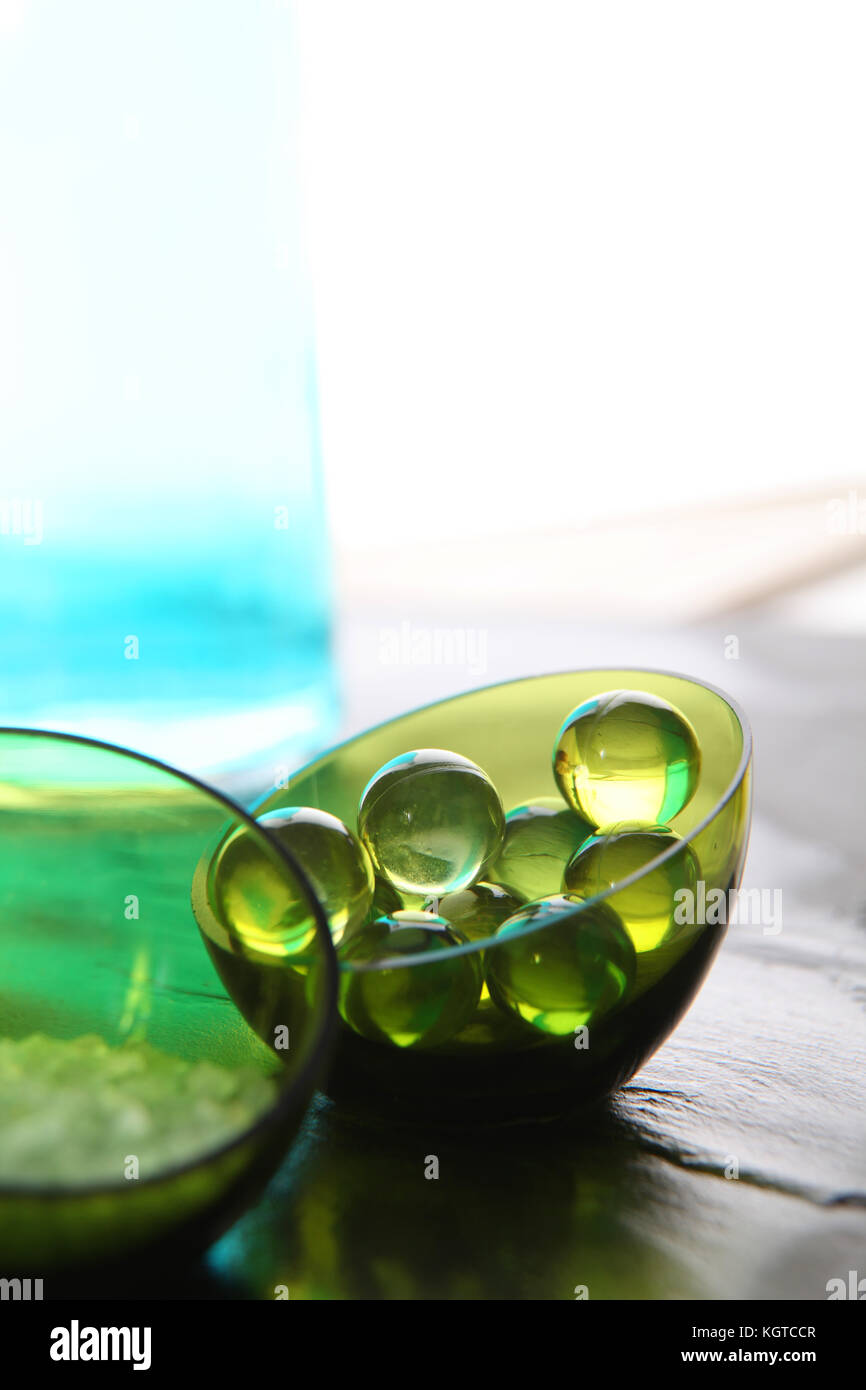 Closeup of natural bath pearls Stock Photo Alamy