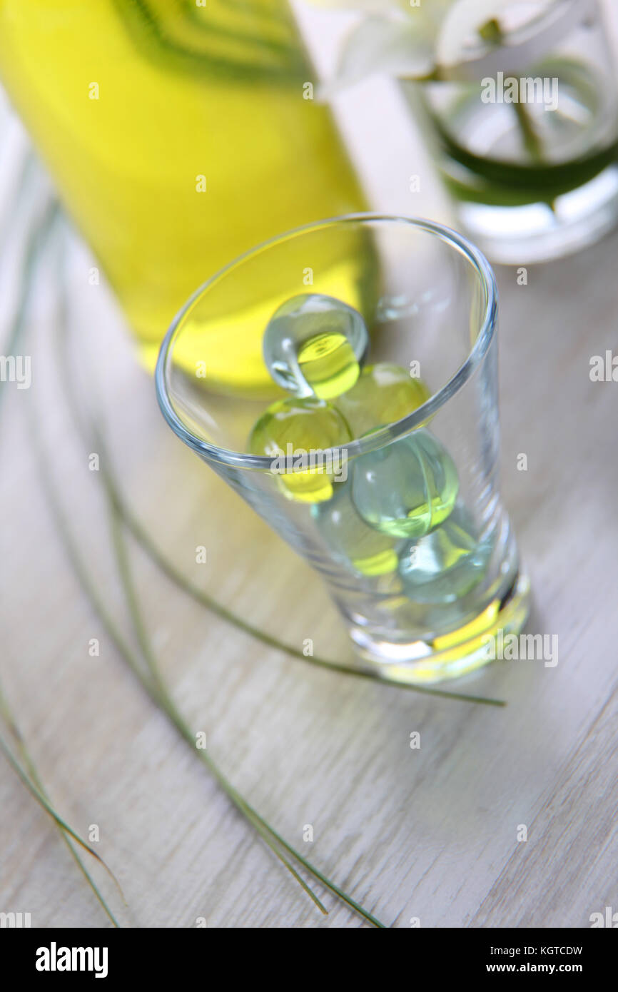 Closeup of natural bath pearls Stock Photo Alamy