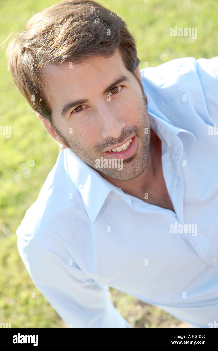 Man garden attractive hi-res stock photography and images - Alamy