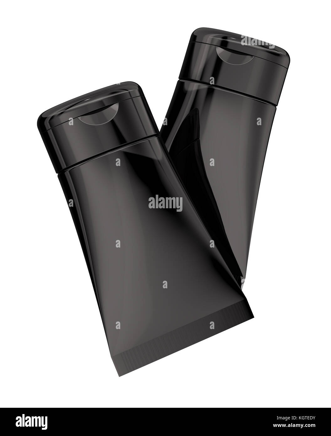 Download 3d Render Facial Cleanser Mockup Face Wash Container Tube Template In Black Stock Photo Alamy