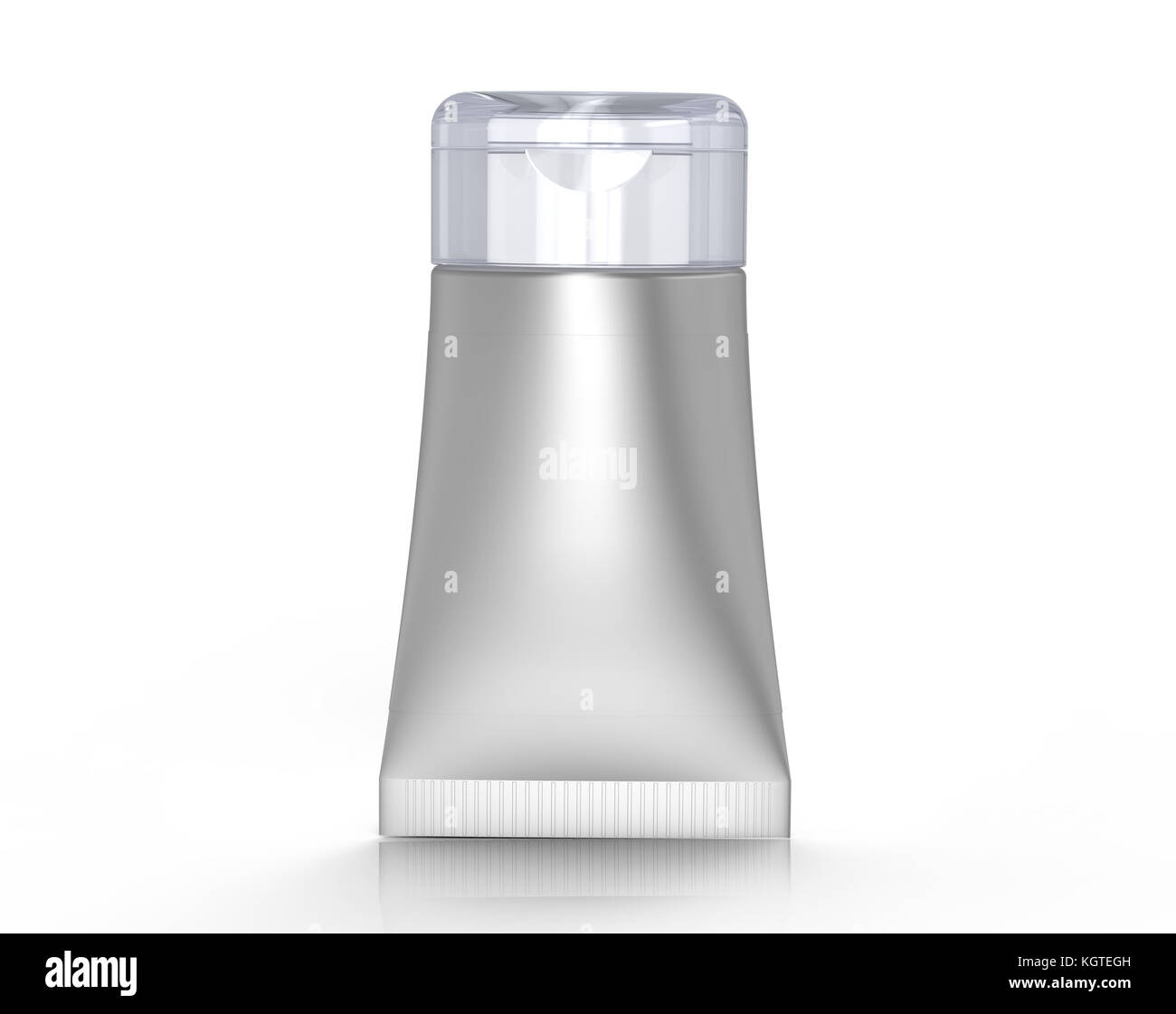 Download 3d Render Facial Cleanser Mockup Face Wash Container Tube Template In Silver Stock Photo Alamy