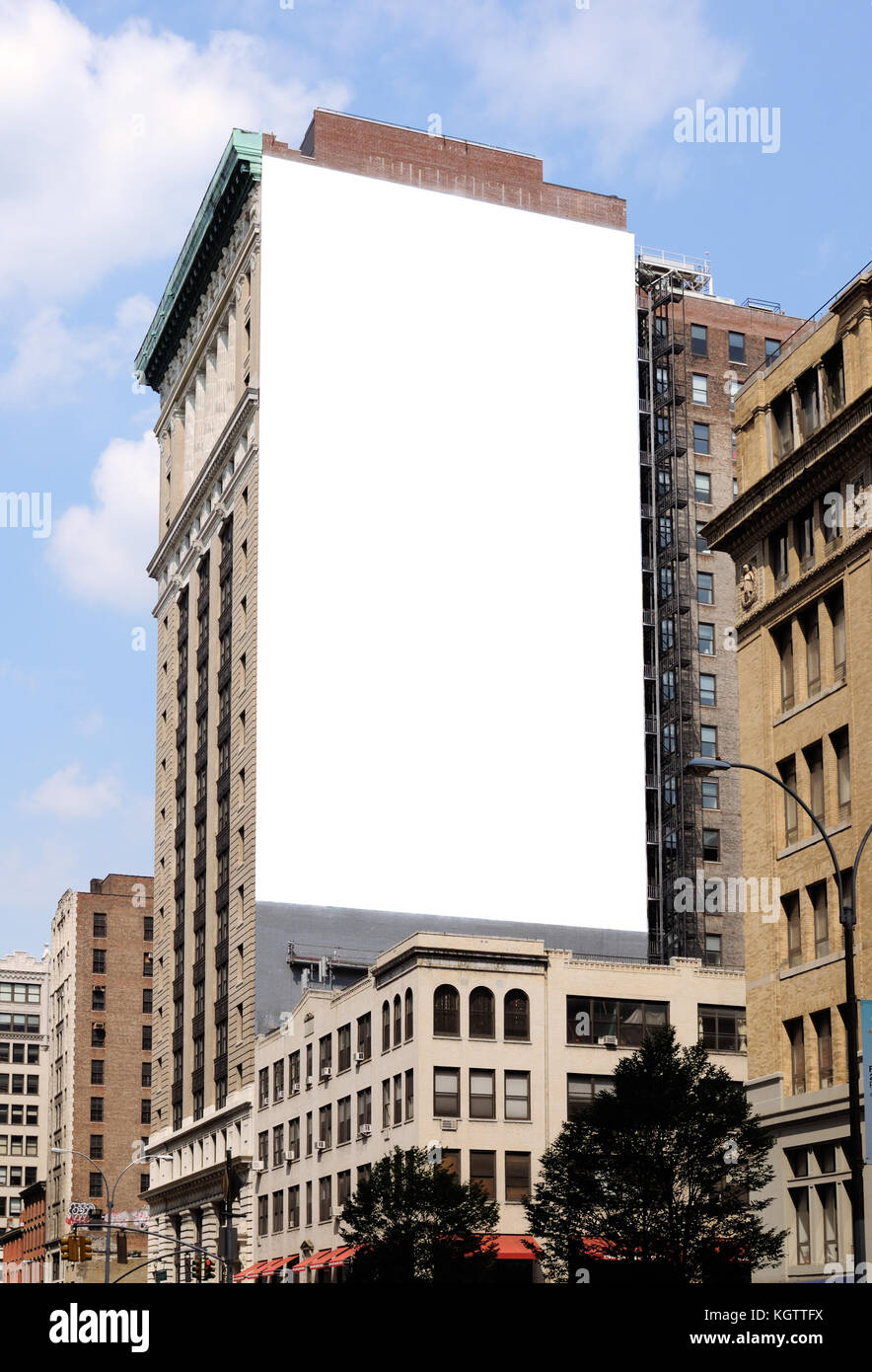 Large Billboard in New York City Stock Photo