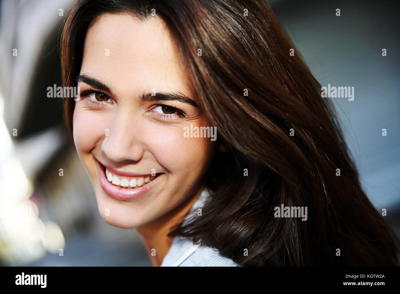 Beautiful Dark Haired Girl Stock Photos Beautiful Dark Haired