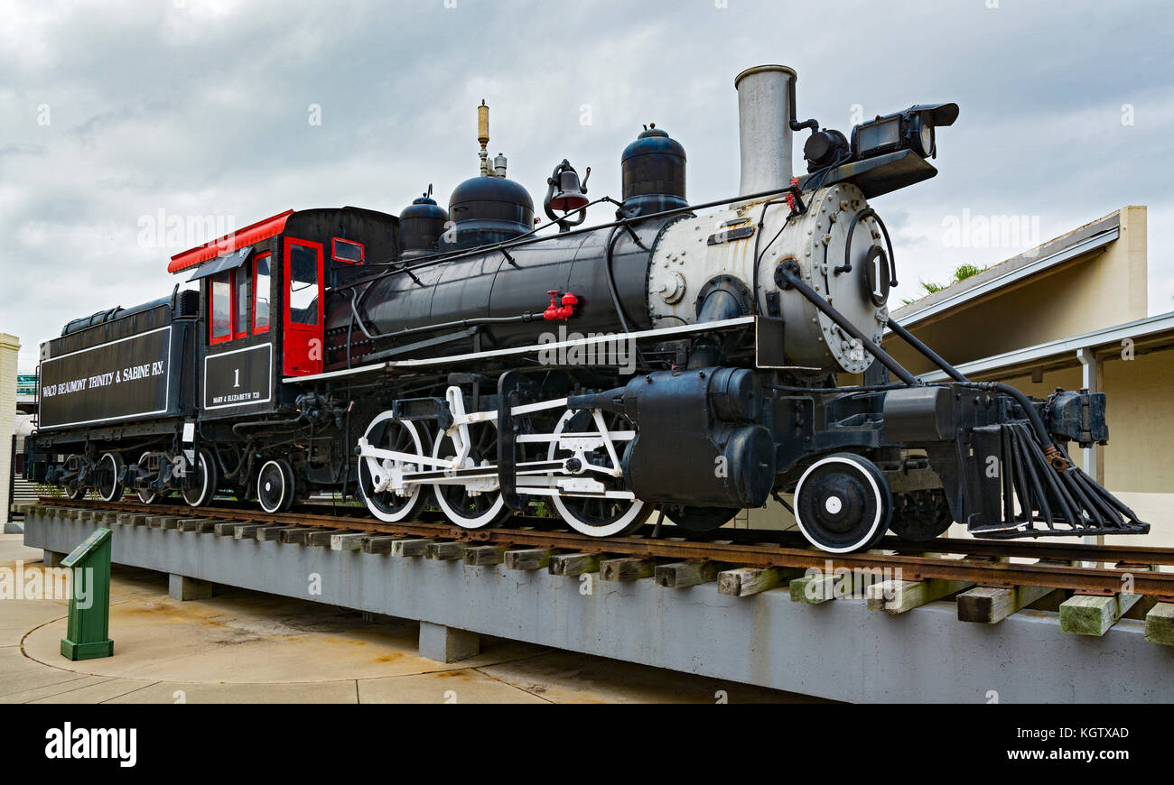 Texas, Galveston Railroad Museum, Waco, Beaumont Trinity, and Sabine 1