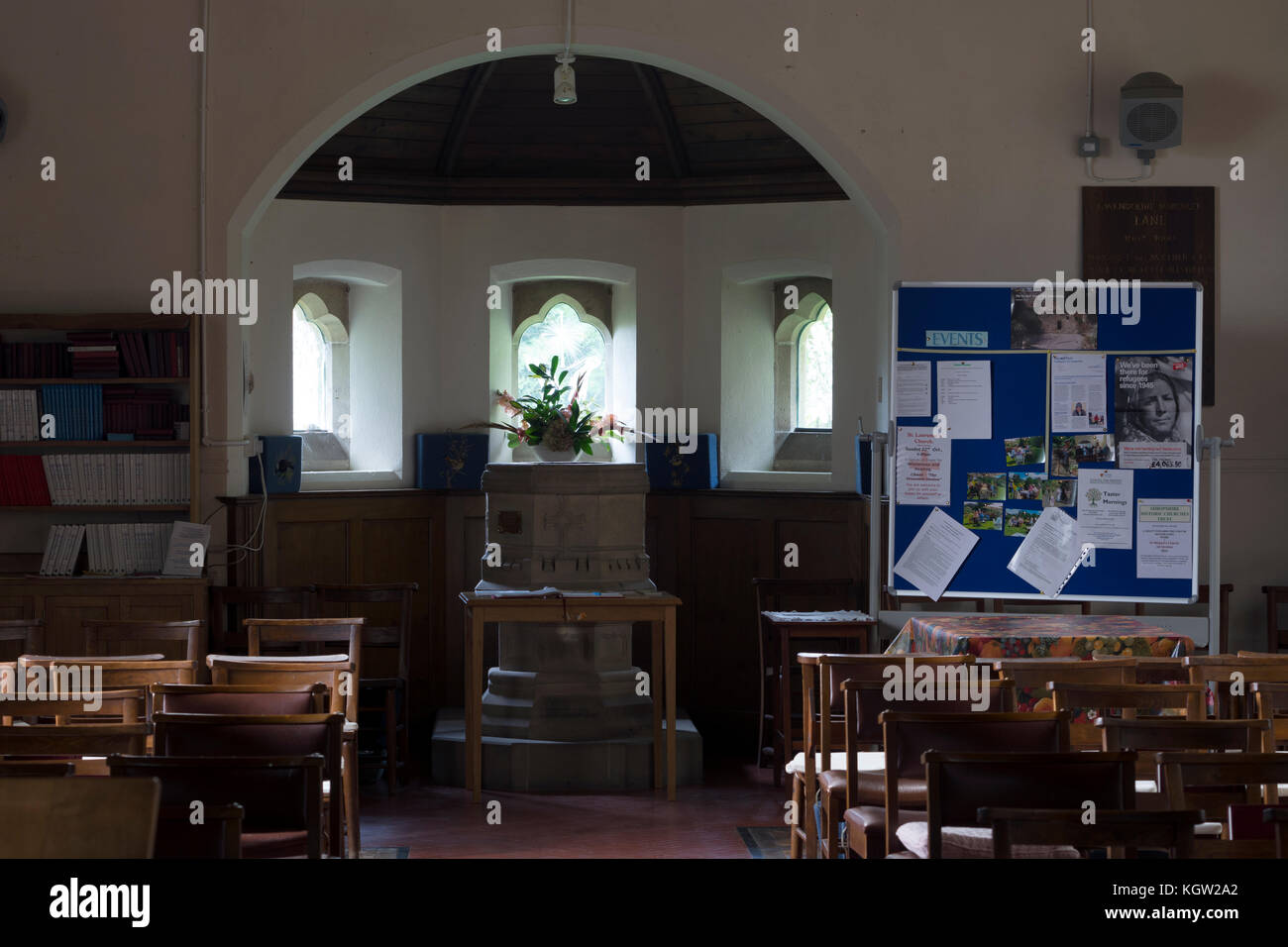St. Michael and All Angels Church, All Stretton, Shropshire, England, UK  Stock Photo - Alamy