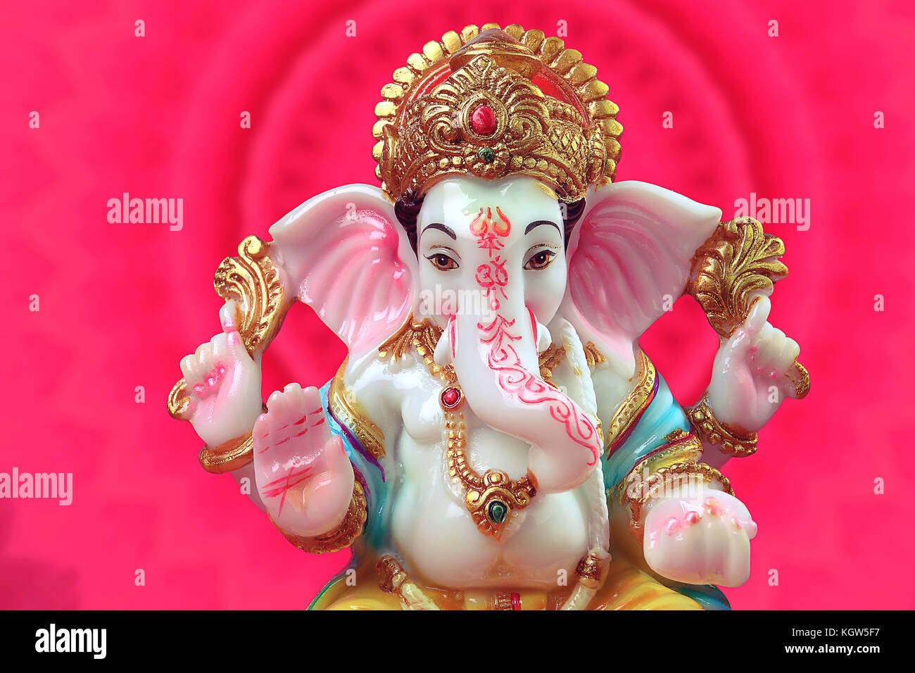 Hindu God Ganesha Statue Stock Photo Alamy