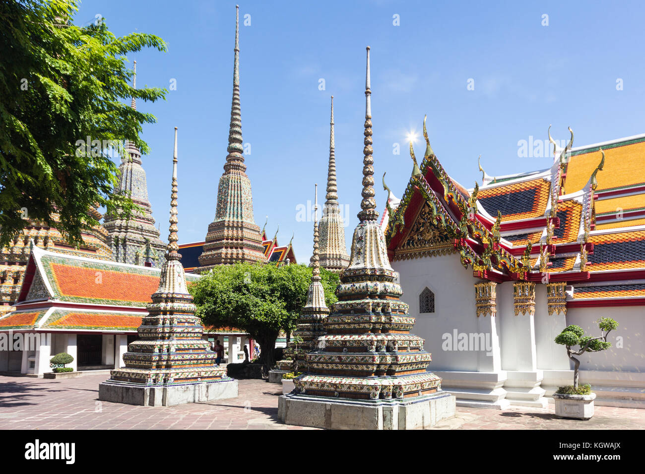 Wat Po, Wat Pho, Bangkok, Thailand Stock Photo