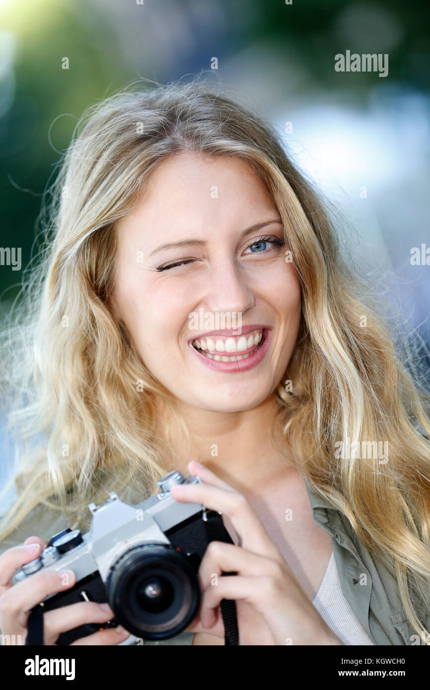 Amateur Blond Caucasian High Resolution Stock Photography and Images - Alamy