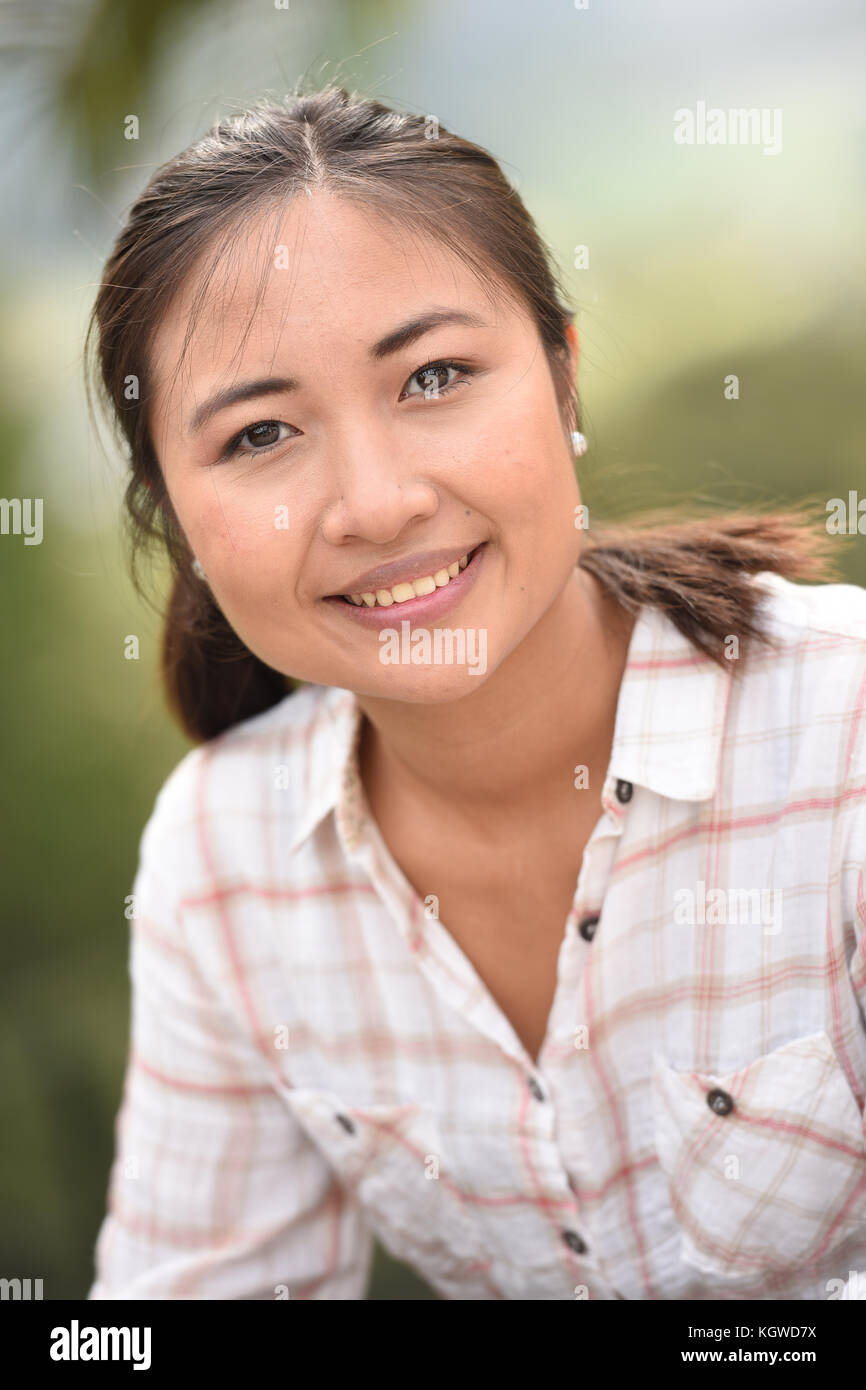 Portrait of young asian ethnicity woman Stock Photo - Alamy
