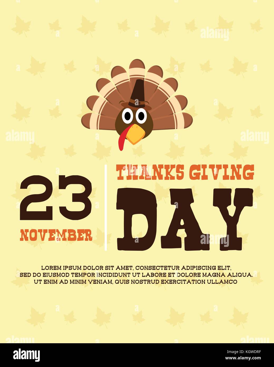 Thanksgiving poster background design collection Stock Vector Image