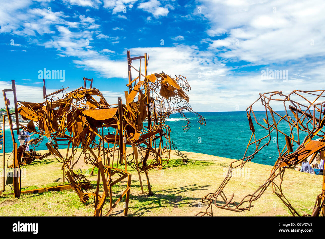 The 2017 Sculptures by the Sea near Bondi Beach in Sydney, NSW