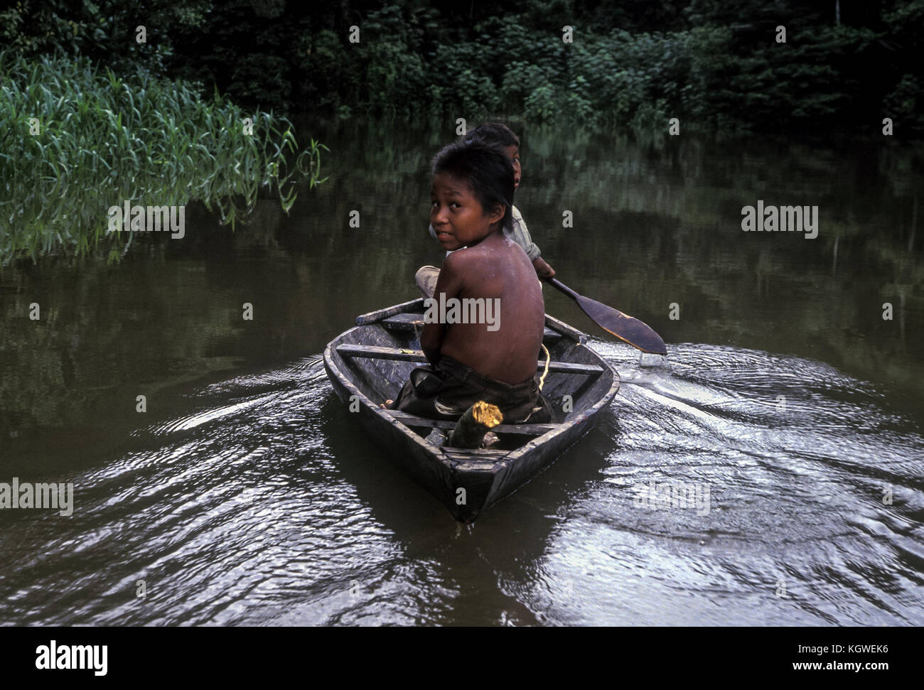 Indigenous boys fishing hi-res stock photography and images - Alamy
