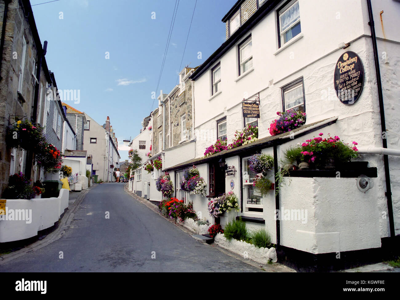 Downlong Guesthouse In St Ives Cornwall Stock Photo 165288606