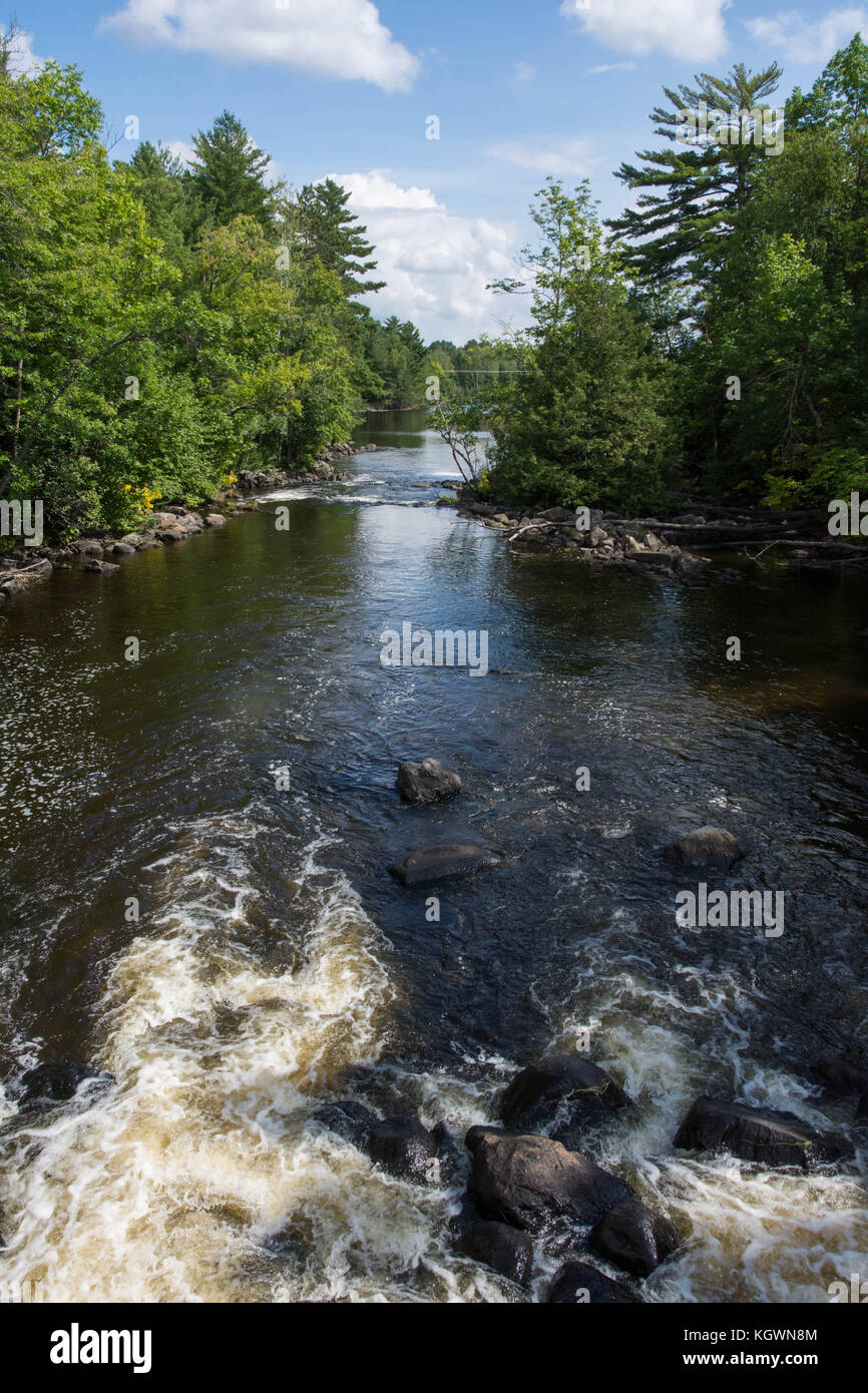 Lake of the Falls, Mercer, Wisconsin Stock Photo Alamy