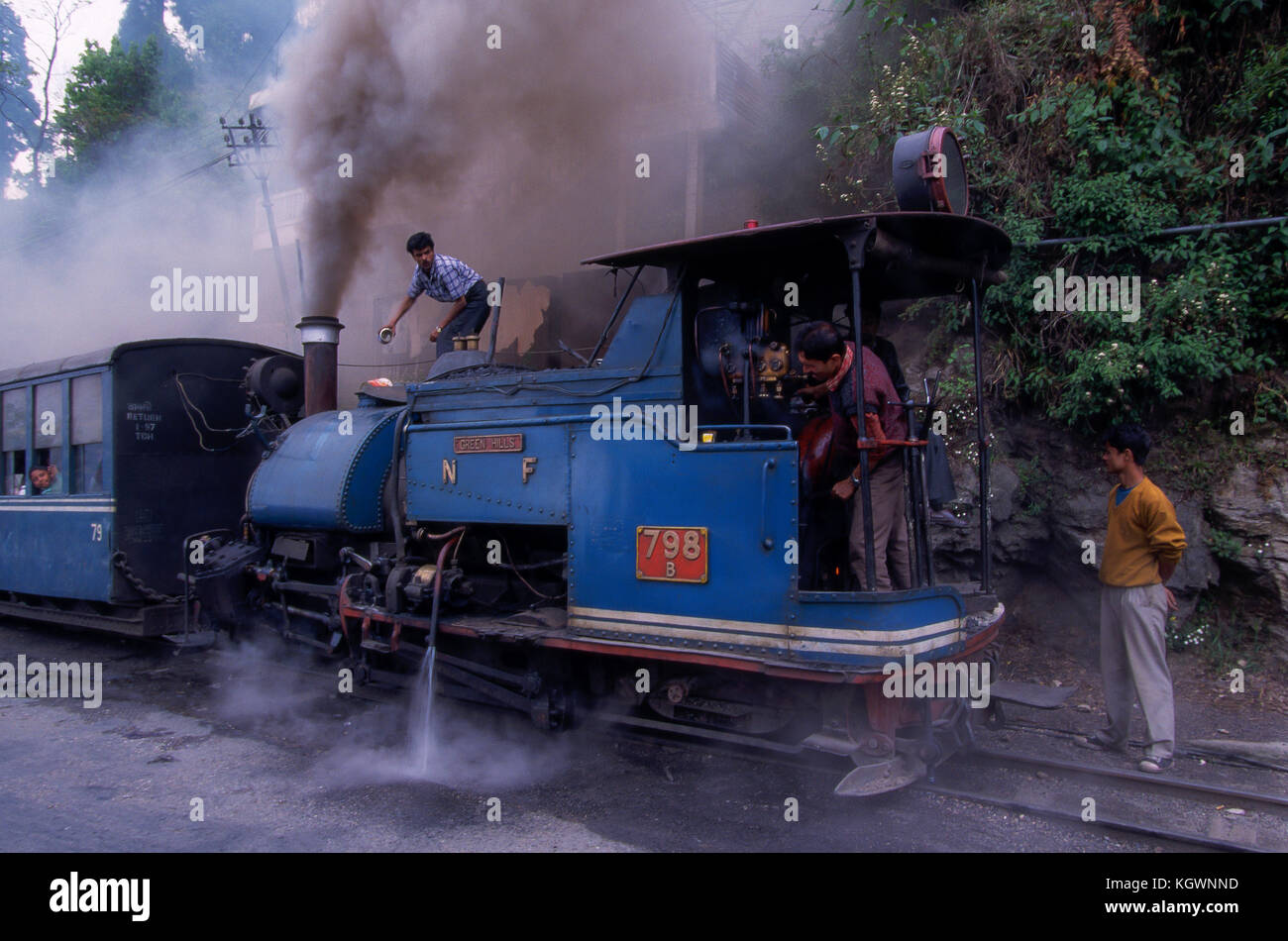 The Toy Train, Darjeeling Stock Photo