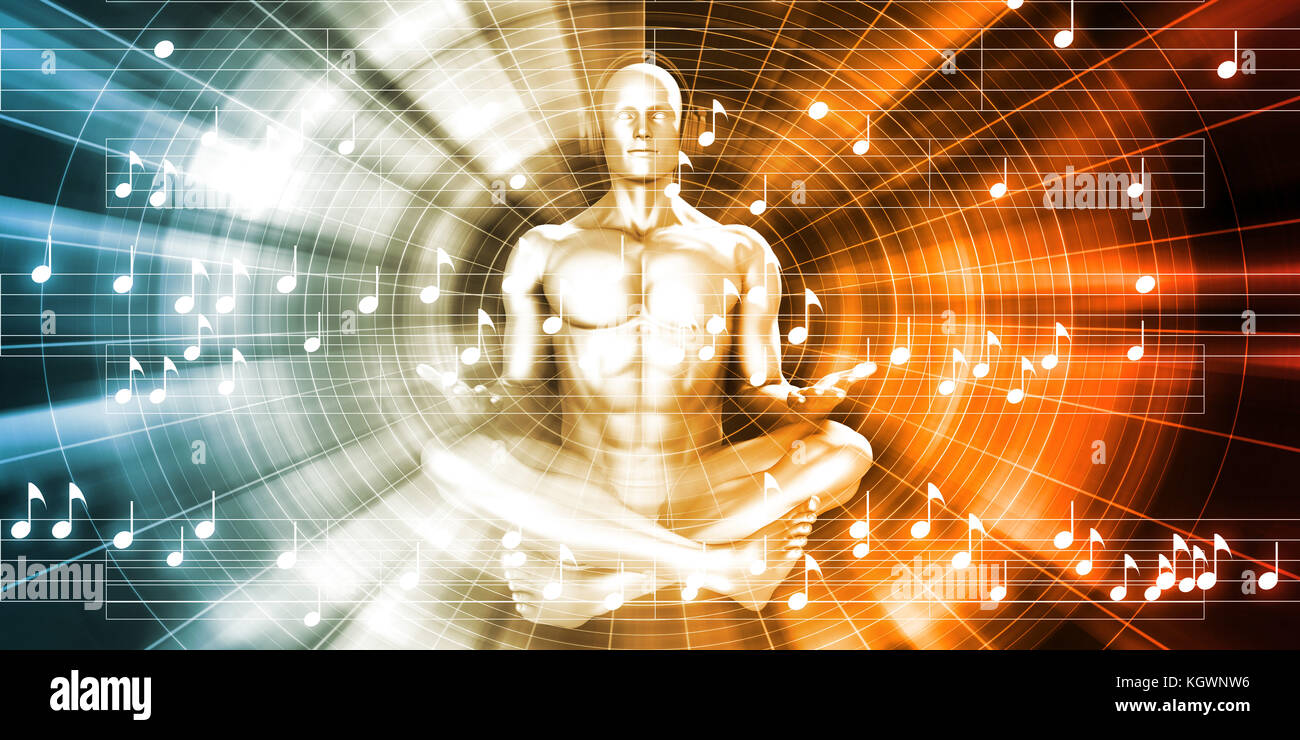 Immersive Music Experience and Performance as a Concept Stock Photo Alamy